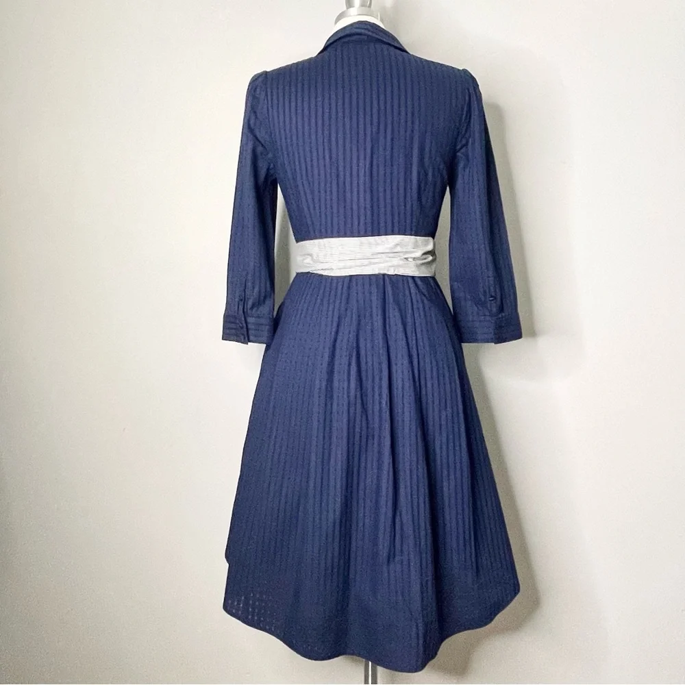 MOULINETTE SOEURS Dakota Pleated Shirt Dress - Picture 3 of 7